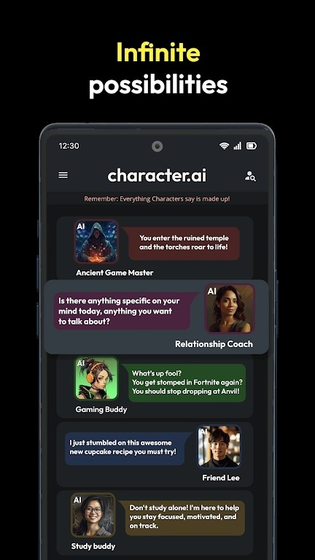 Character - 与你的专属AI角色深度互动 Hero图